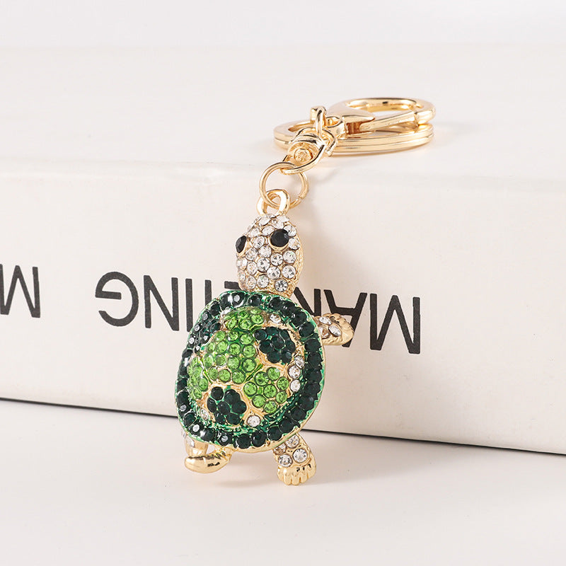 Wholesale Alloy Turtle Rhinestone Keychain